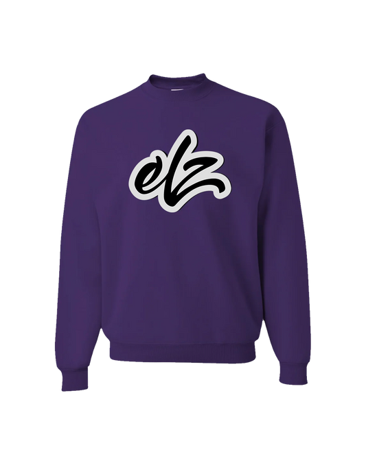 Elz Crewneck Sweatshirt - Purple