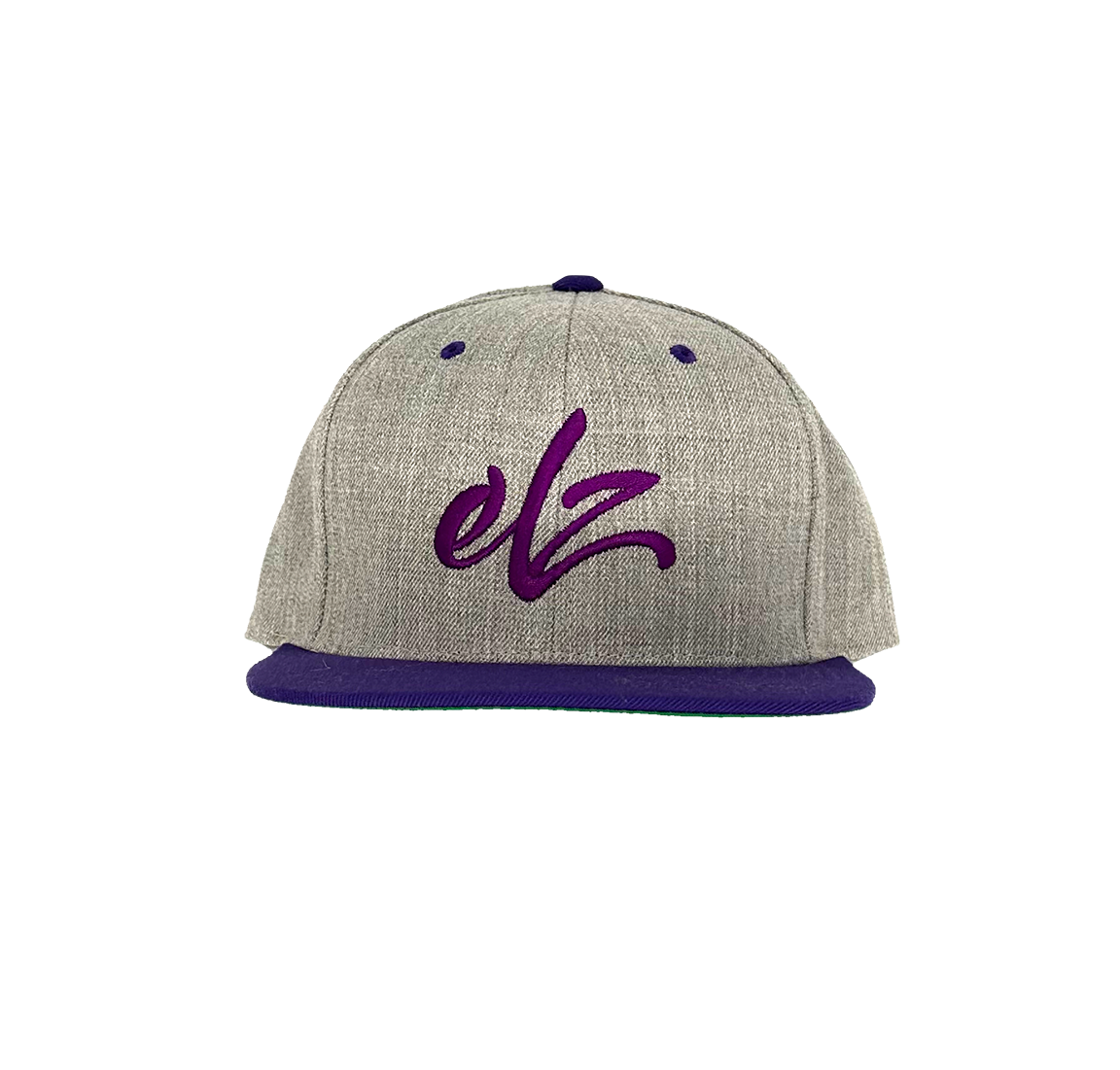 Elz Hat - Tan and Purple